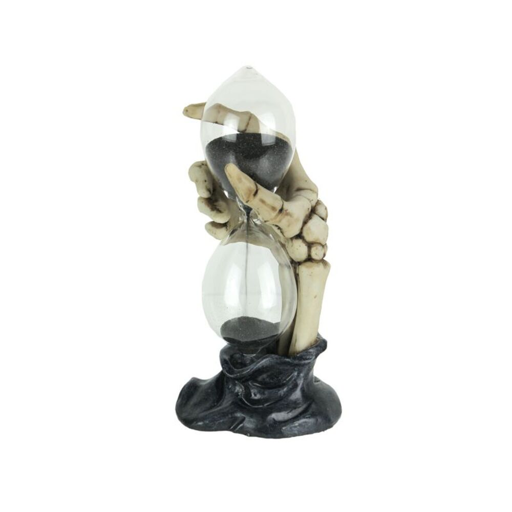 Creepy Skeleton Hand Bone Finish Hourglass Sand Timer